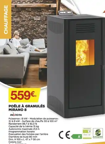 Bricomarché Poêle à Granulés offre