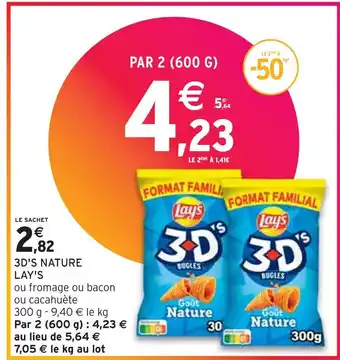 Intermarché LAY'S 3D'S NATURE offre