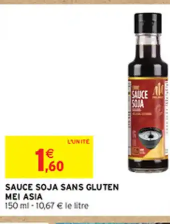 Intermarché Hyper SAUCE SOJA SANS GLUTEN offre