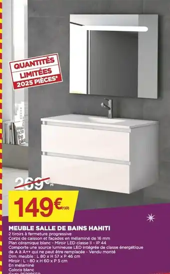 Bricomarché Meuble Salle de Bains Hahiti offre