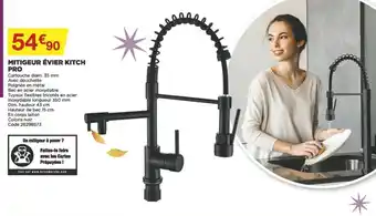 Bricomarché Mitigeur Évier Kitch Pro offre