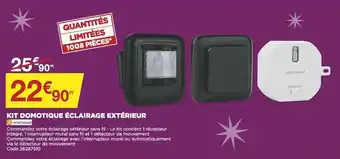 Bricomarché Kit Domotique Éclairage Extérieur offre