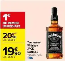 Carrefour Jack daniel's - tennessee whiskey offre