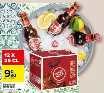 Carrefour Drive Super bock - bière blonde offre