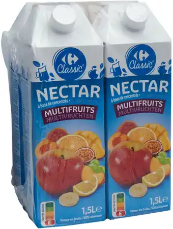 Carrefour Market CARREFOUR CLASSIC' Nectar multifruits à base de concentrés offre