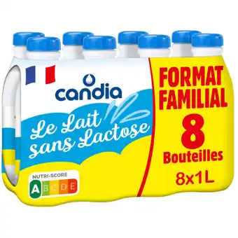 Carrefour Market CANDIA Lait sans lactose Format Familial offre