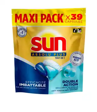 Carrefour Market SUN Capsules lave vaisselle offre