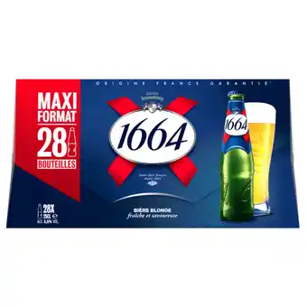 Carrefour Market 1664 Bière Maxi Format offre