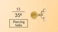 Piercing hélix