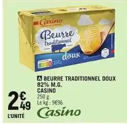 Spar Beurre offre