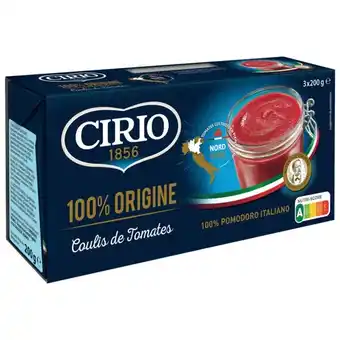 Auchan Coulis De Tomates Cirio offre