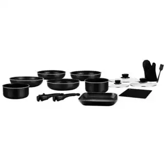 Auchan Set À Poignée Amovible 15 Pièces offre