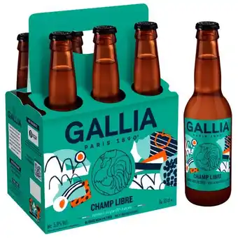 Auchan Bière Blonde Gallia offre