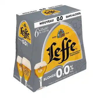 Auchan Bière Blonde Leffe Sans Alcool offre