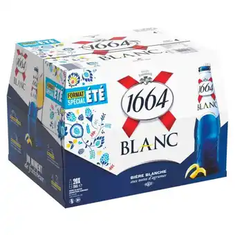 Auchan Bière 1664 Blanc offre