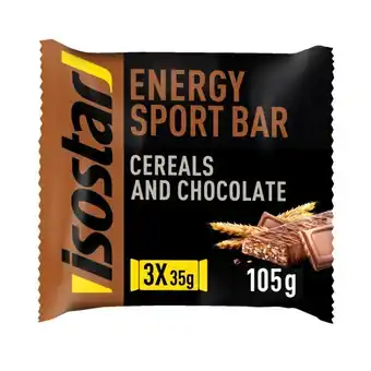 Auchan Barres Chocolatées High Energy Isostar offre