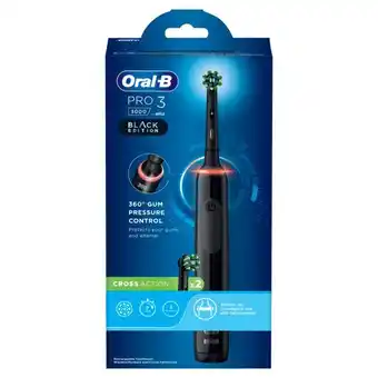 Auchan Brosse À Dents Électrique Noire Pro 3 Oral B offre