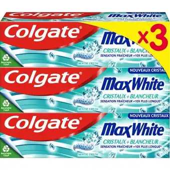 Auchan Dentifrice Colgate Maxfresh offre