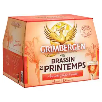 Auchan Bière Grimbergen Brassin De Printemps offre