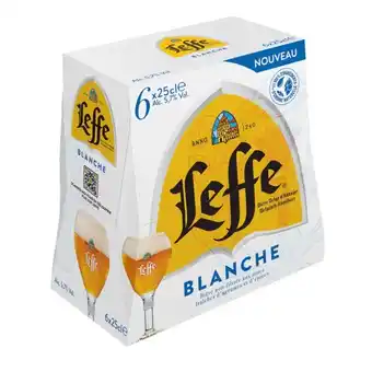 Auchan Bière Blanche Leffe offre