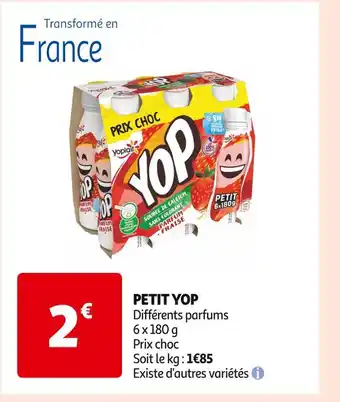 Auchan Supermarché YOP PETIT YOP offre