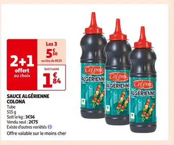 Auchan Supermarché COLONA SAUCE ALGÉRIENNE offre