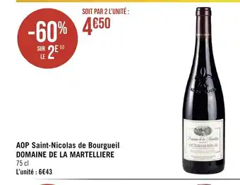 Géant Casino AOP Saint-Nicolas de Bourgueil offre