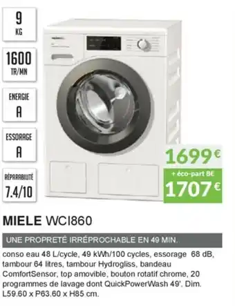Copra Miele WCI860 offre