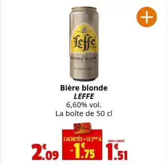 Coccimarket Bière blonde LEFFE offre