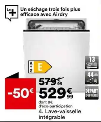 BUT Lave-vaisselle intégrable offre