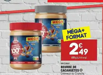 ALDI Arizona Beurre De Cacahuètes offre