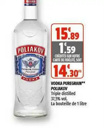 Coccinelle Express Vodka Puregrain Poliakov offre