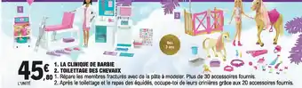 E.Leclerc La Clinique De Barbie, Toilettage Des Chevaux offre