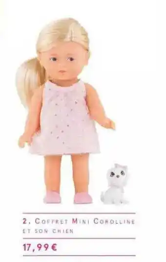 Monoprix Coffret Mini Carolline Et Son Chien offre