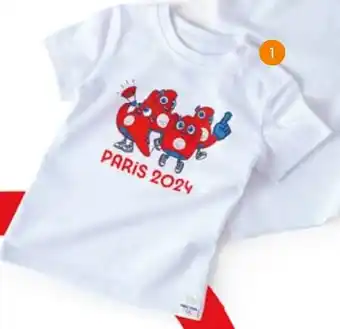 Auchan TEE-SHIRT BÉBÉ OU ENFANT PARIS 2024 offre