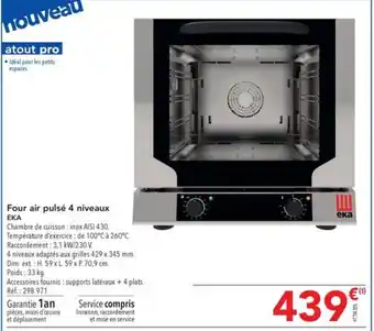 METRO Four air pulsé 4 niveaux EKA offre