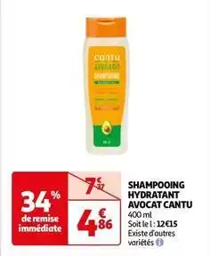 Auchan Cantu - shampooing hydratant avocat offre