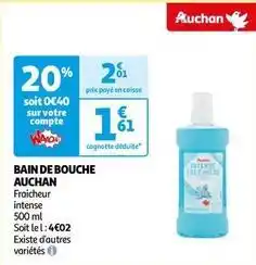 Auchan Auchan - bain de bouche offre