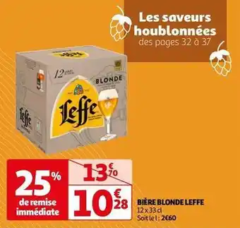 Auchan Leffe - bière blonde offre