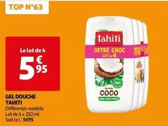 Auchan Tahiti - gel douche offre