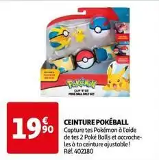 Auchan Pokemon - ceinture pokeball offre