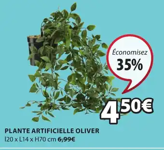 JYSK Plante Artificielle oliver offre