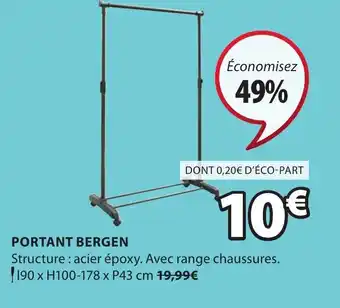 JYSK Portant Bergen offre