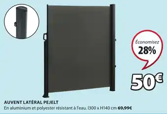 JYSK Auvent latéral Pejelt offre
