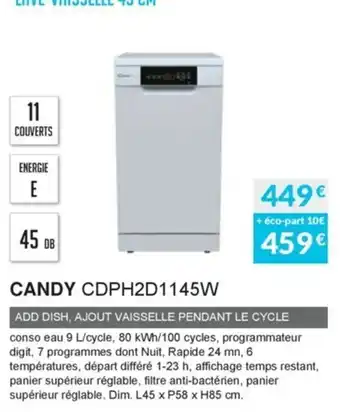 Copra Candy CDPH2D1145W offre