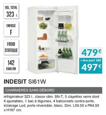 Copra Indesit SI61W offre