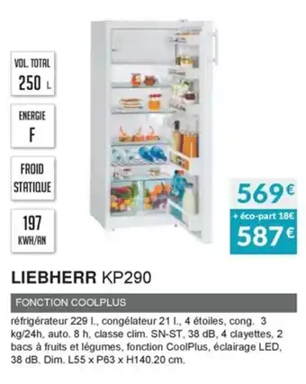 Copra Liebherr KP290 offre