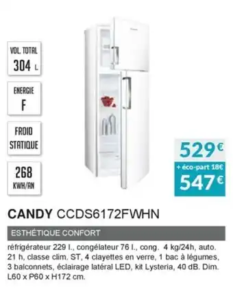 Copra Candy CCDS6172FWHN offre