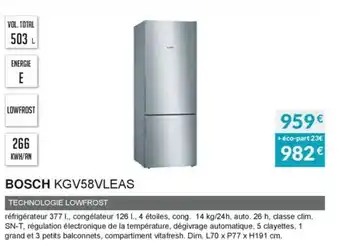 Copra Bosch KGV58VLEAS offre
