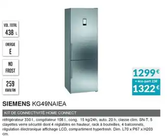 Copra Siemens KG49NAIEA offre